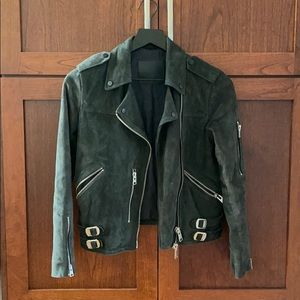 Stylish Black Suede Jacket